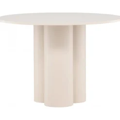 Matbord Ø110 cm beige - Olivia