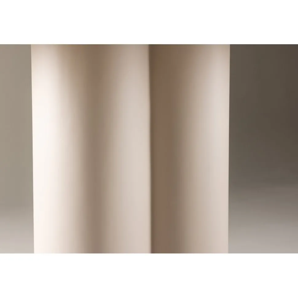 Matbord Ø110 cm beige - Olivia