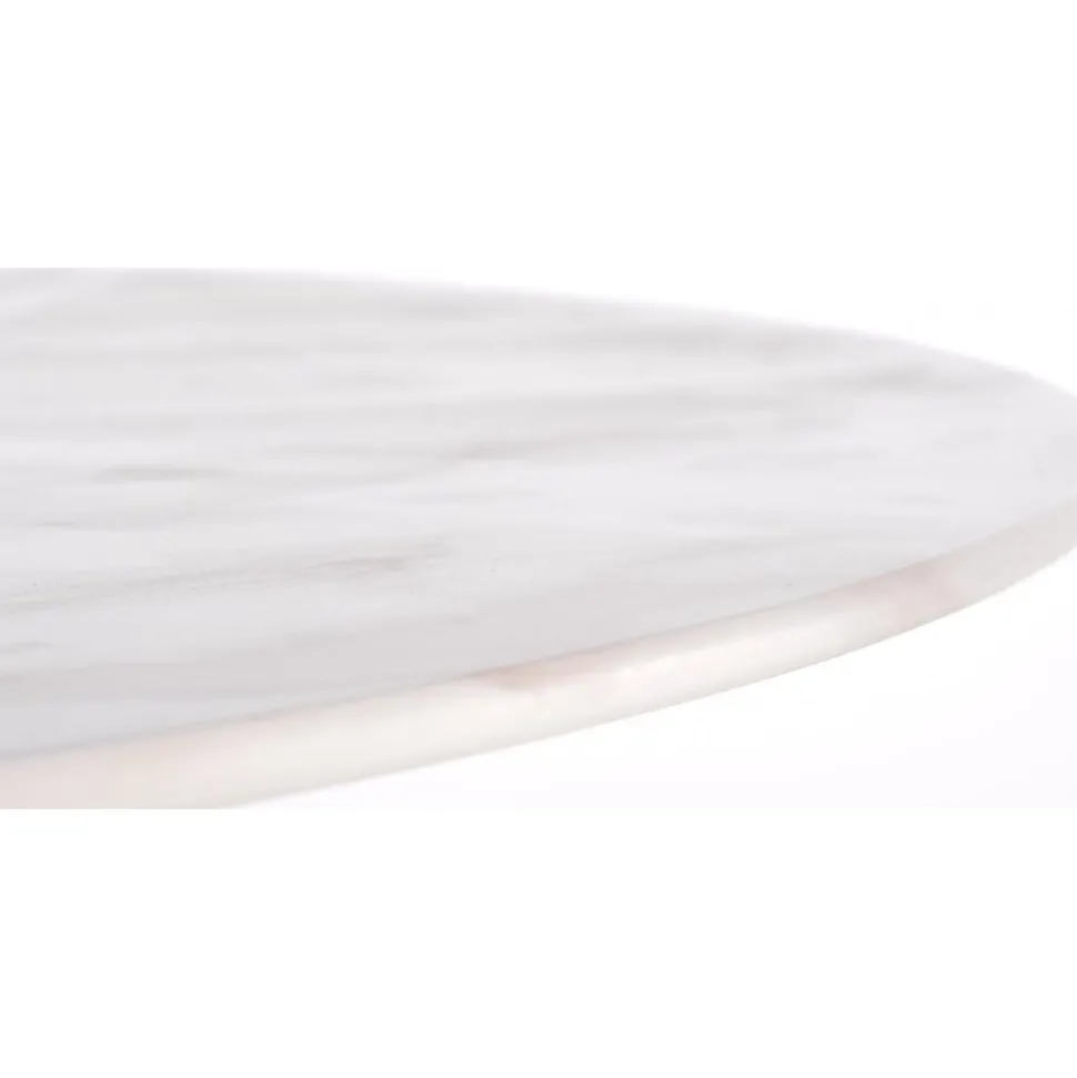 Matbord 90 cm diameter marmorerat glas/guld + Textilrengöring för möbler