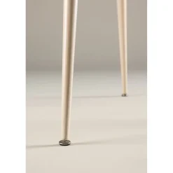 Matbord Ø100 cm i whitewash