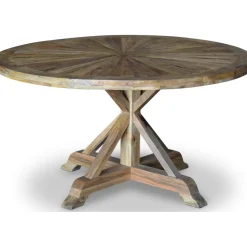 Matbord 140 cm återvunnen drivved + Träolja för möbler