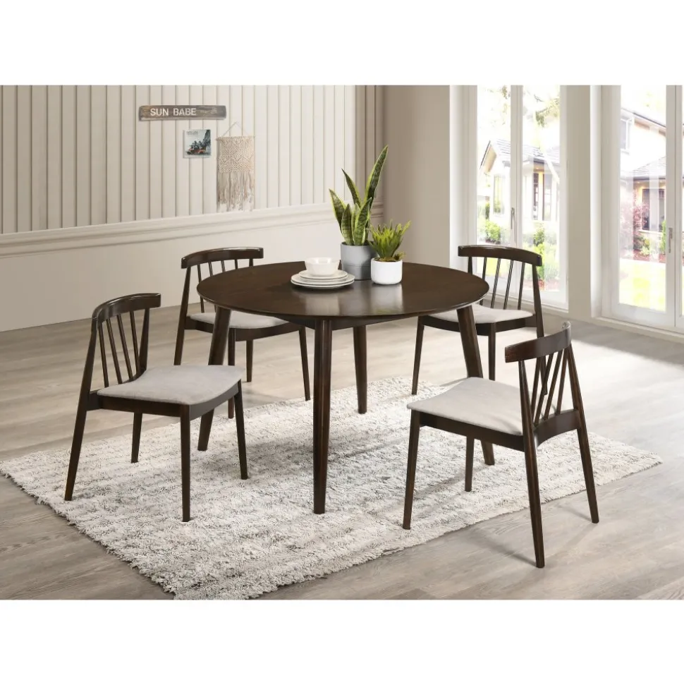 Matbord Ø120 cm valnöt - Florence