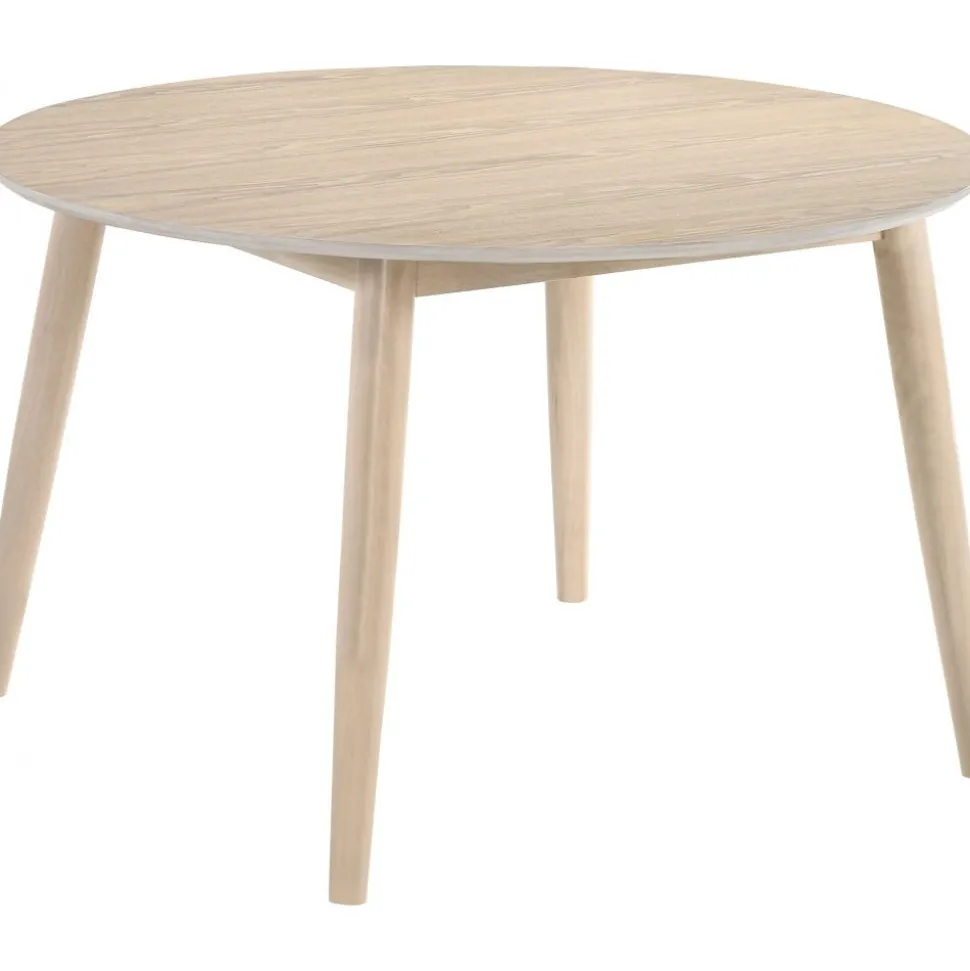 Matbord Ø120 cm whitewash - Florence