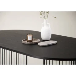 Matbord 220 x 110 cm - Svart