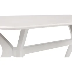 Matbord beige sten faner 180 x 80 cm