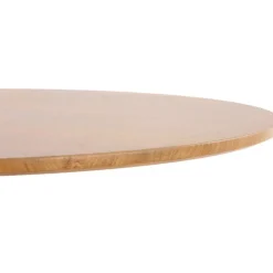 Matbord ek/vit Ø80 cm - Sumner