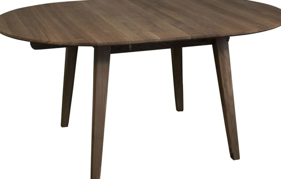 Matbord förlängningsbart 110-160x110 cm brunoljad ek