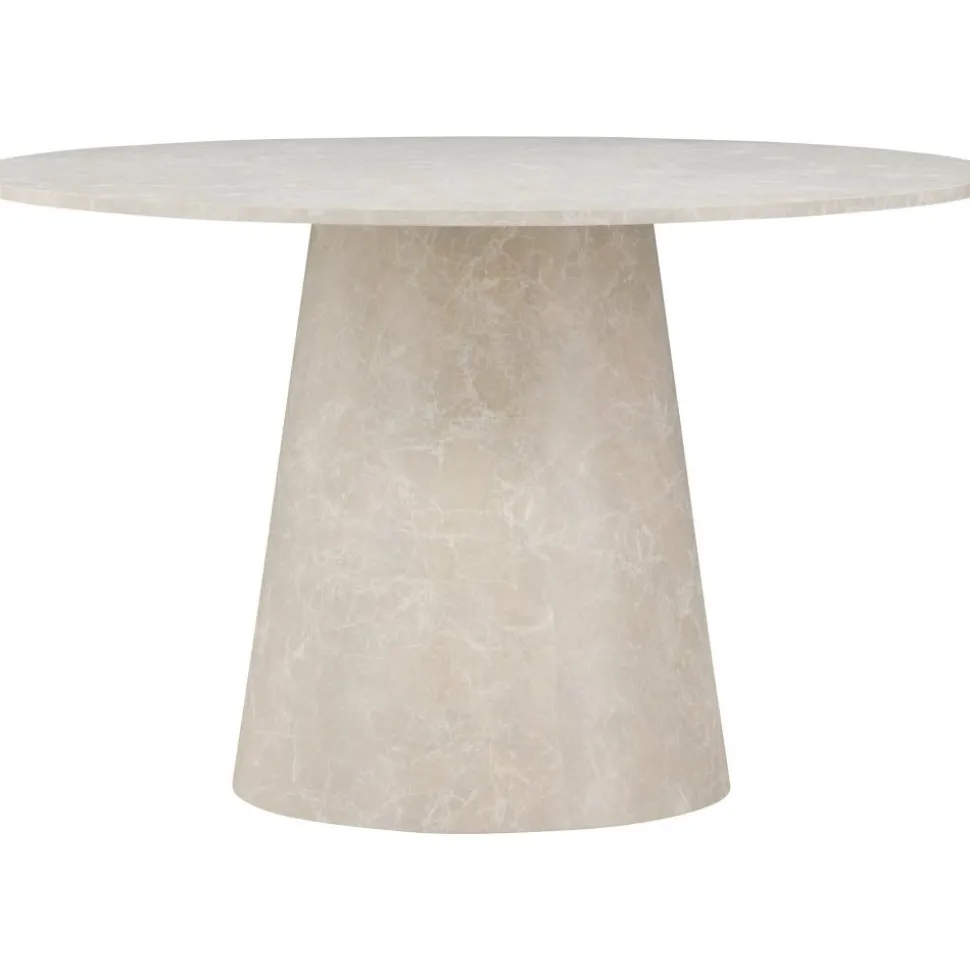 Matbord Lanzo Ø120 cm marmor beige