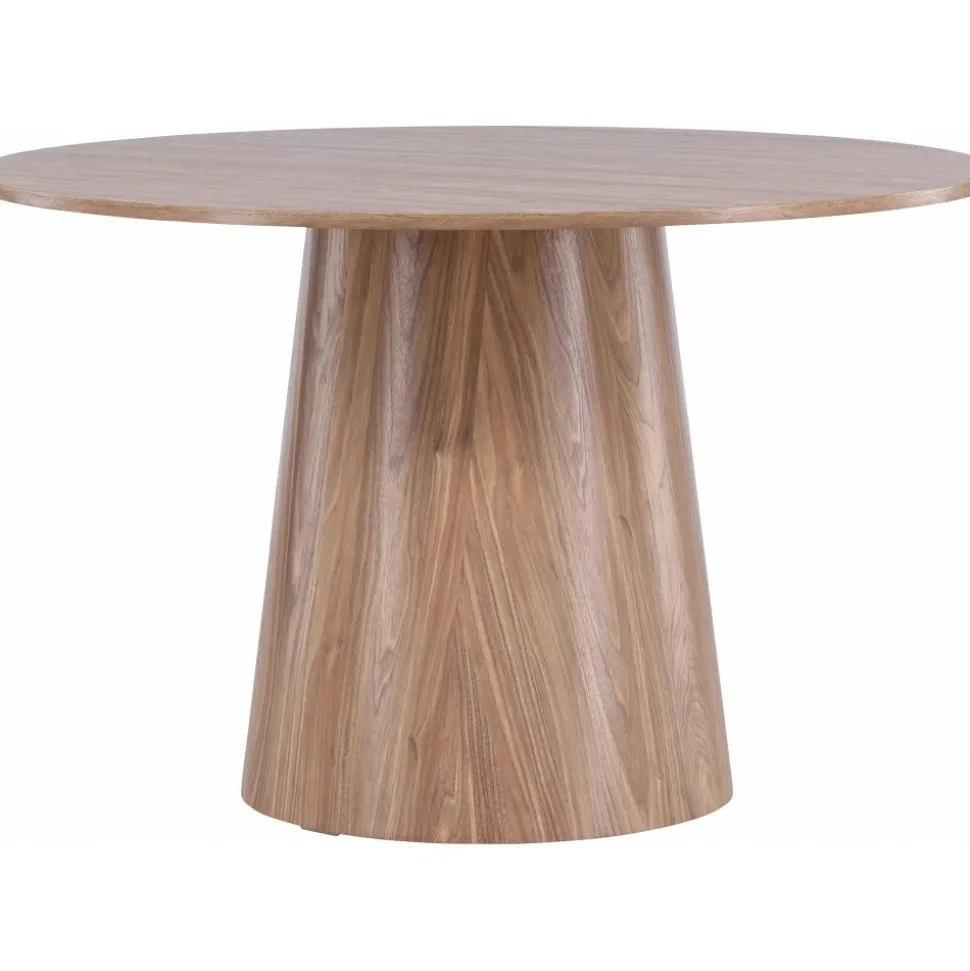 Matbord Lanzo - Natur Ø120 cm + Textilrengöring för möbler