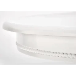 Matbord med butterfly skiva 90-124 cm vit - Dana + Fläckborttagare för möbler