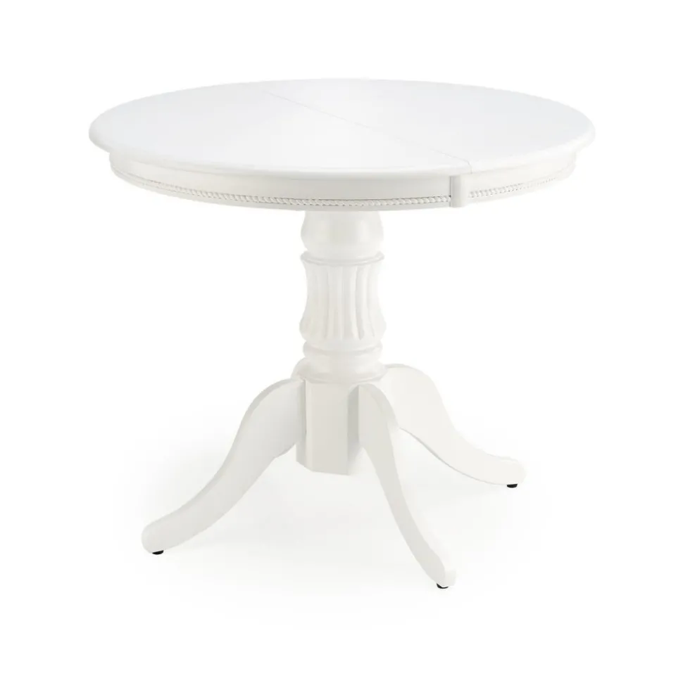 Matbord med butterfly skiva 90-124 cm vit - Dana