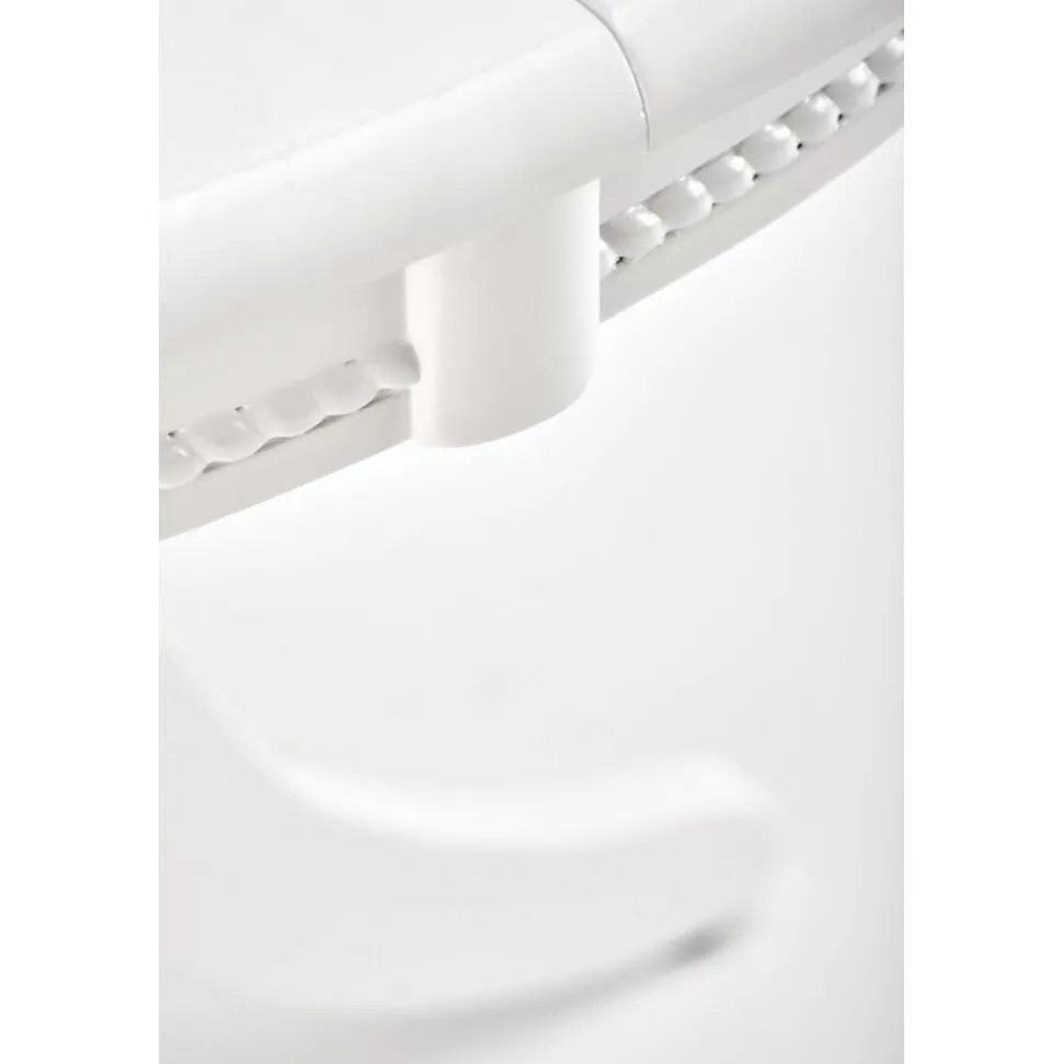 Matbord med butterfly skiva 90-124 cm vit - Dana