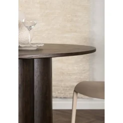 Matbord Olivia runt 110 cm Mocka