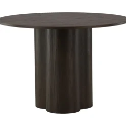 Matbord Olivia runt 110 cm Mocka