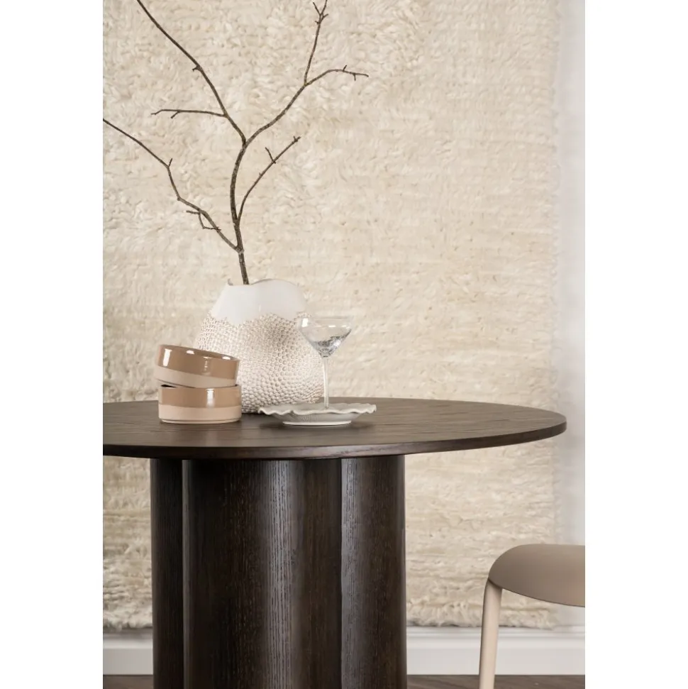 Matbord Olivia runt 110 cm Mocka