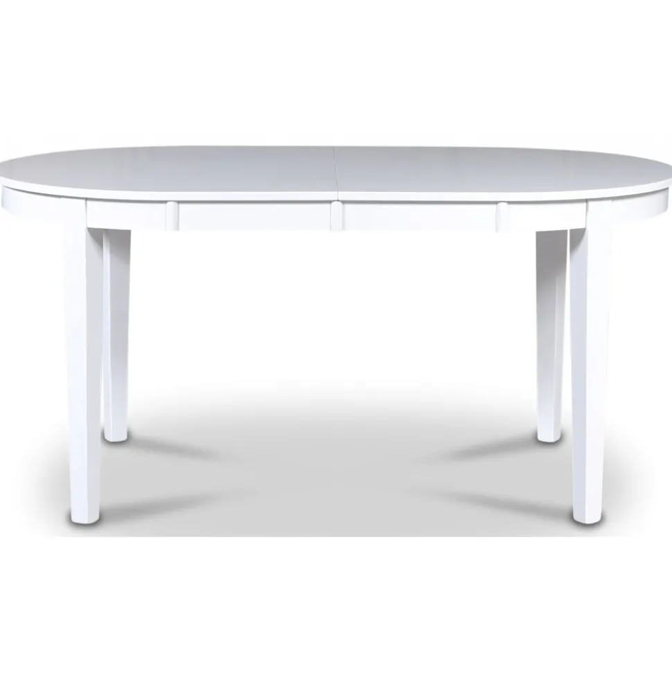 Matbord ovalt förlängningsbart 160/210 cm - Gåsö + Möbeltassar