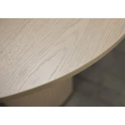 Matbord ovalt i whitewash 200x90 cm - Bianca