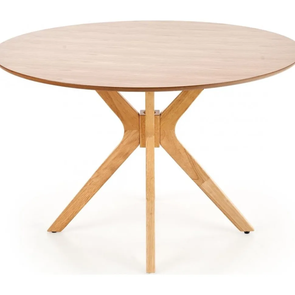 Matbord runt 120 cm ekfanèr + Möbeltassar