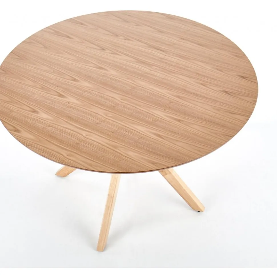 Matbord runt 120 cm ekfanèr + Möbeltassar