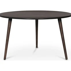 Matbord runt brunoljad ek Ø130 cm - Omni + Möbeltassar