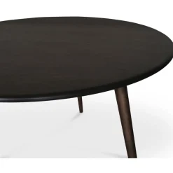 Matbord runt brunoljad ek Ø130 cm - Omni