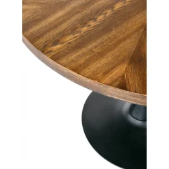 Matbord runt valnöt - svart 100 cm - Towson + Möbeltassar