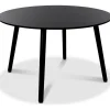 Matbord svart Ø120 cm - Rosvik + Möbeltassar