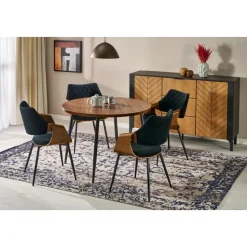 Matbord valnöt Ø105 cm