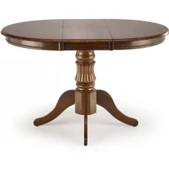 Matbord valnöt förlängningsbart 90-124 cm + Möbeltassar