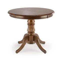 Matbord valnöt förlängningsbart 90-124 cm + Möbeltassar