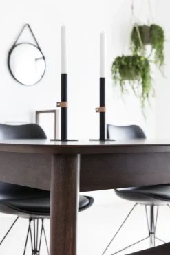 Matbord valnöt förlängningsbart 180 till 220 cm - Montreux + Möbeltassar