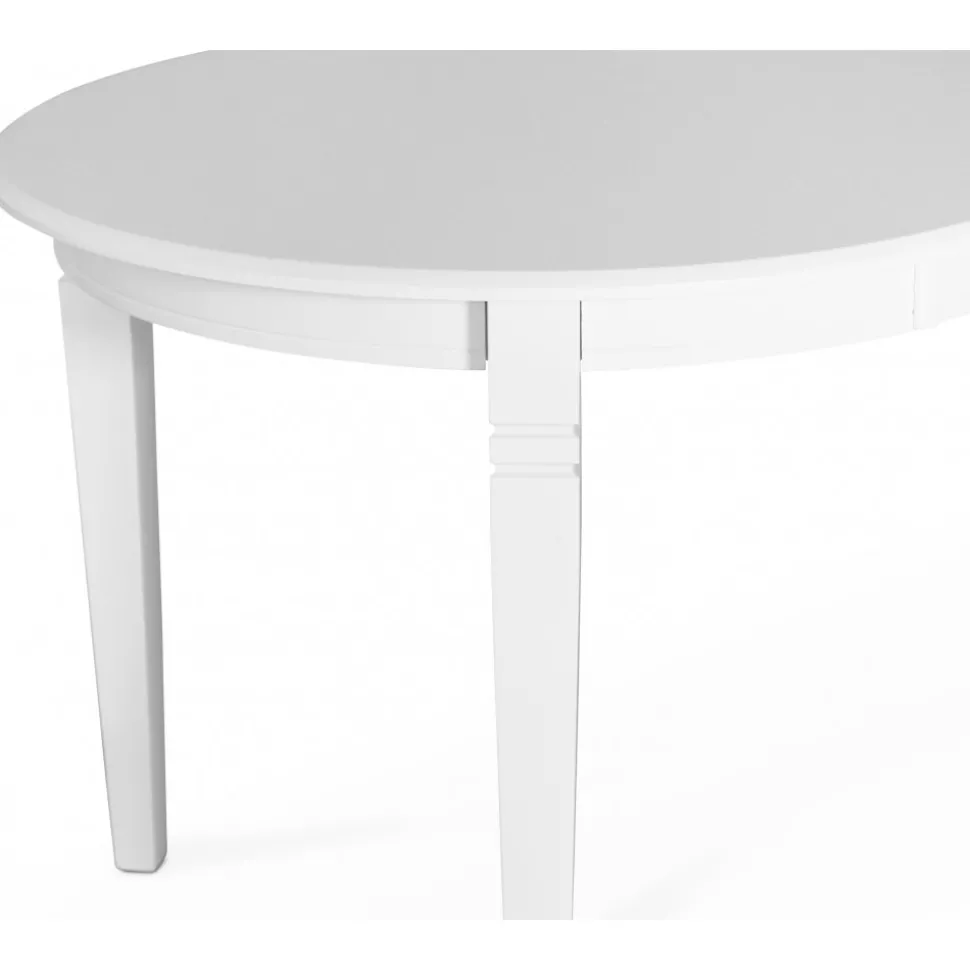 Matbord vitt 200x95 cm - Sandhamn + Möbeltassar