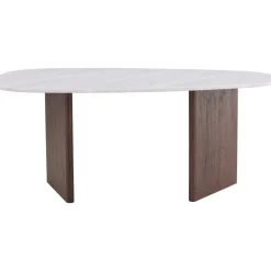 Matbord 180x90 cm Brunt / ljusgrå Grönvik + Textilrengöring för möbler