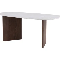 Matbord 180x90 cm Brunt / ljusgrå Grönvik