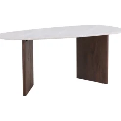 Matbord 180x90 cm Brunt / ljusgrå Grönvik