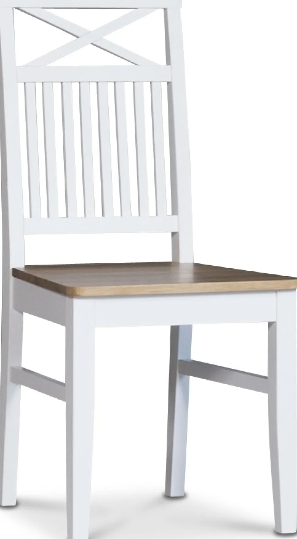 Matgrupp; Bord med 6 st stolar med eksits Vit / Oljad ek - Dalön