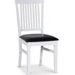 Matgrupp; bord 140x90 cm - Vit / oljad ek med 4 st stolar - Fårö + 3.00 x Möbeltassar