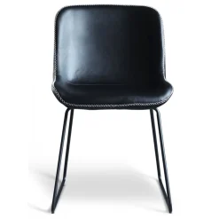 Matgrupp; bord 180x90 cm mörkbrun ek med 6 st stolar + 6.00 x Stolsdyna