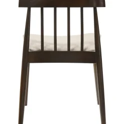 Matgrupp Florence i valnöt; runt matbord med 4 st stolar + 4.00 x Stolsdyna