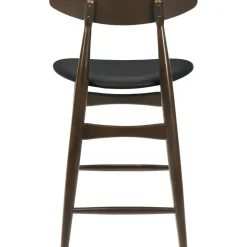 Matgrupp Florence Barbord 90x90 med 4 barstolar - Valnöt/svart