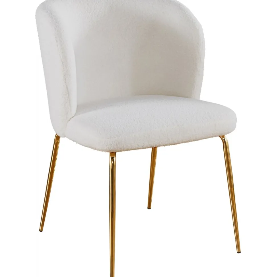 Matgrupp Genova bouclè - Förlängningsbart bord med 4st stolar