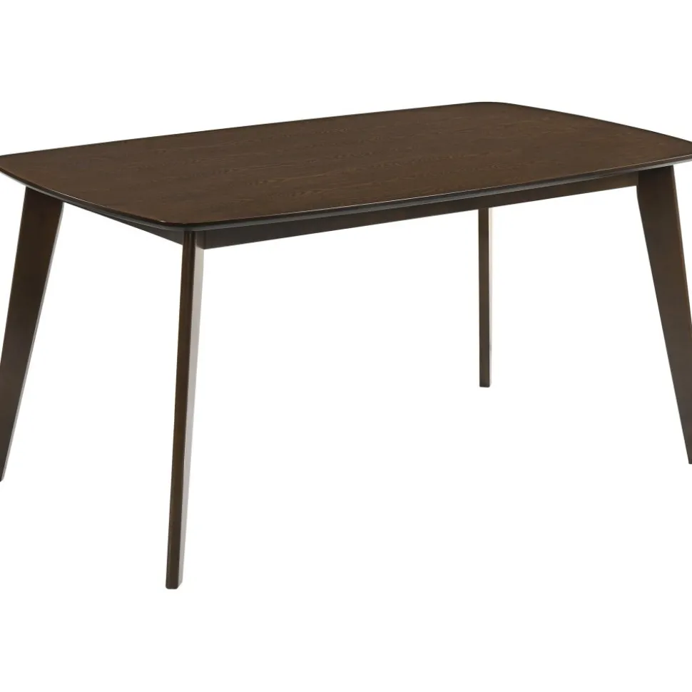 Matgrupp i valnöt; bord 150 x 90 cm med 4 st stolar + 4.00 x Stolsdyna