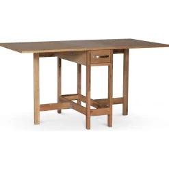 Matgrupp; Klaffbord ek med 4 st svarta pinnstolar - Fårö + 3.00 x Möbeltassar