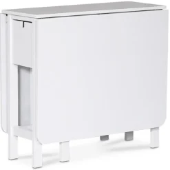 Matgrupp; Klaffbord med 4 st svarta pinnstolar