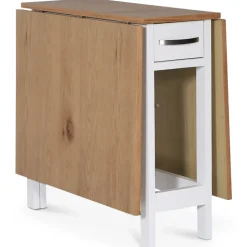 Matgrupp klaffbord Vit / Ek med fyra stolar - Fårö + 3.00 x Möbeltassar