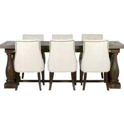 Matgrupp: Lamier matbord - brun + 6 st Tuva europa ver II stolar