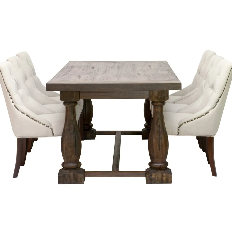 Matgrupp: Lamier matbord - brun + 6 st Tuva europa ver II stolar