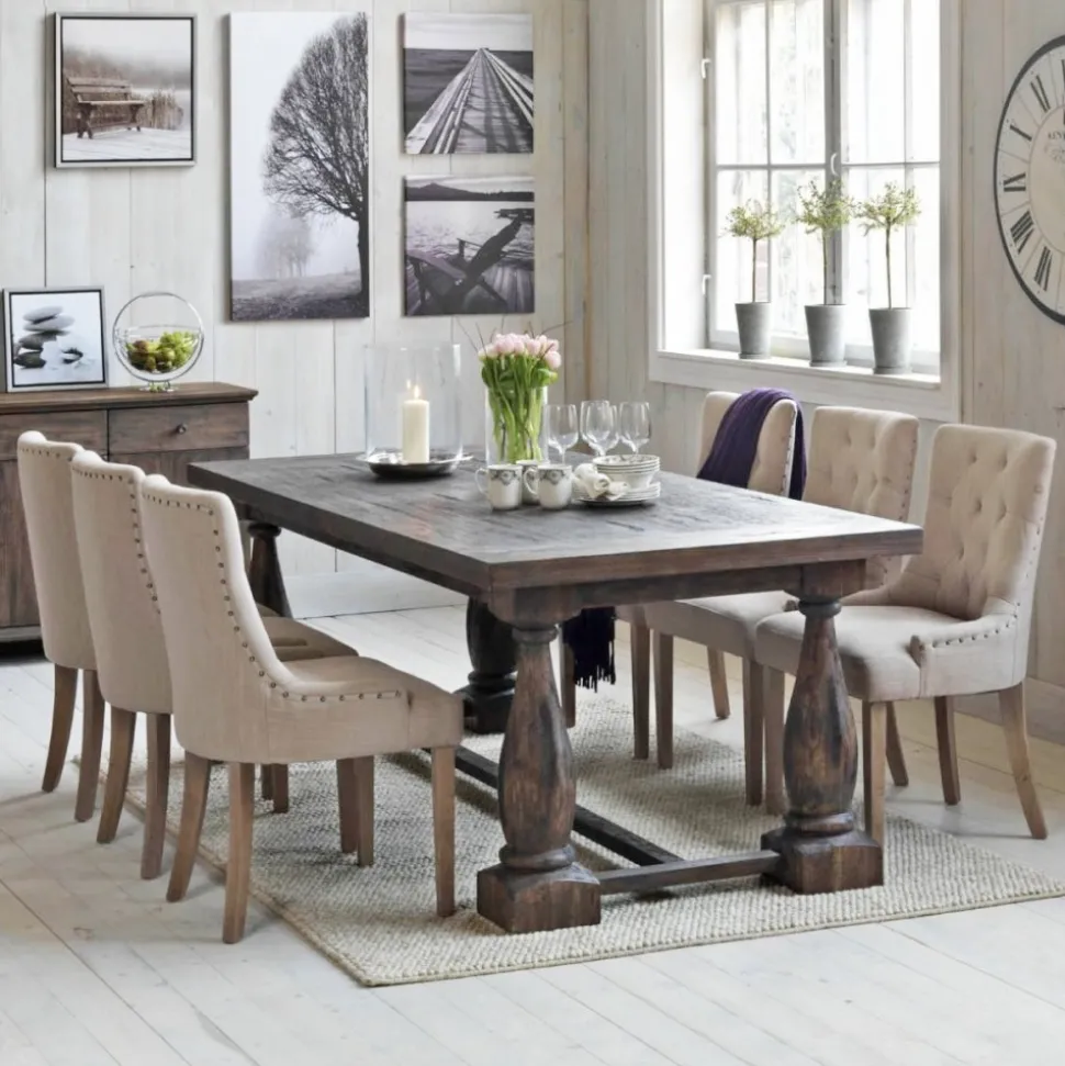 Matgrupp: Lamier matbord med 6 st Tuva stolar