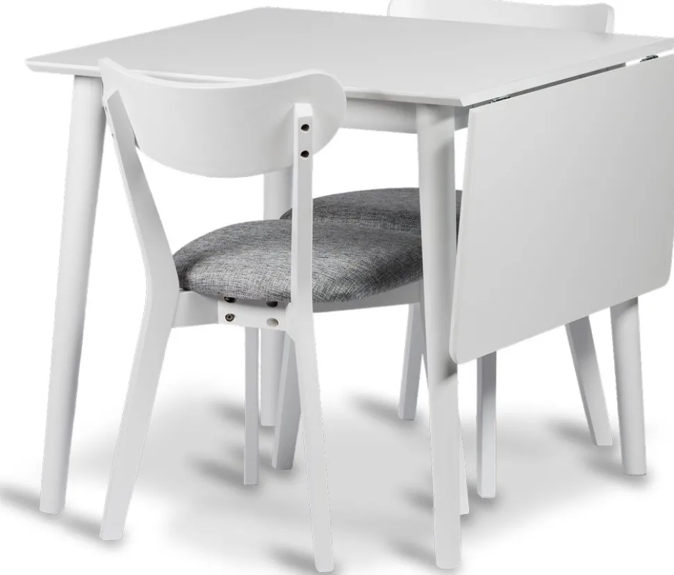 Matgrupp med Åland klaffbord och 2 st Åland matstolar + 2.00 x Möbeltassar