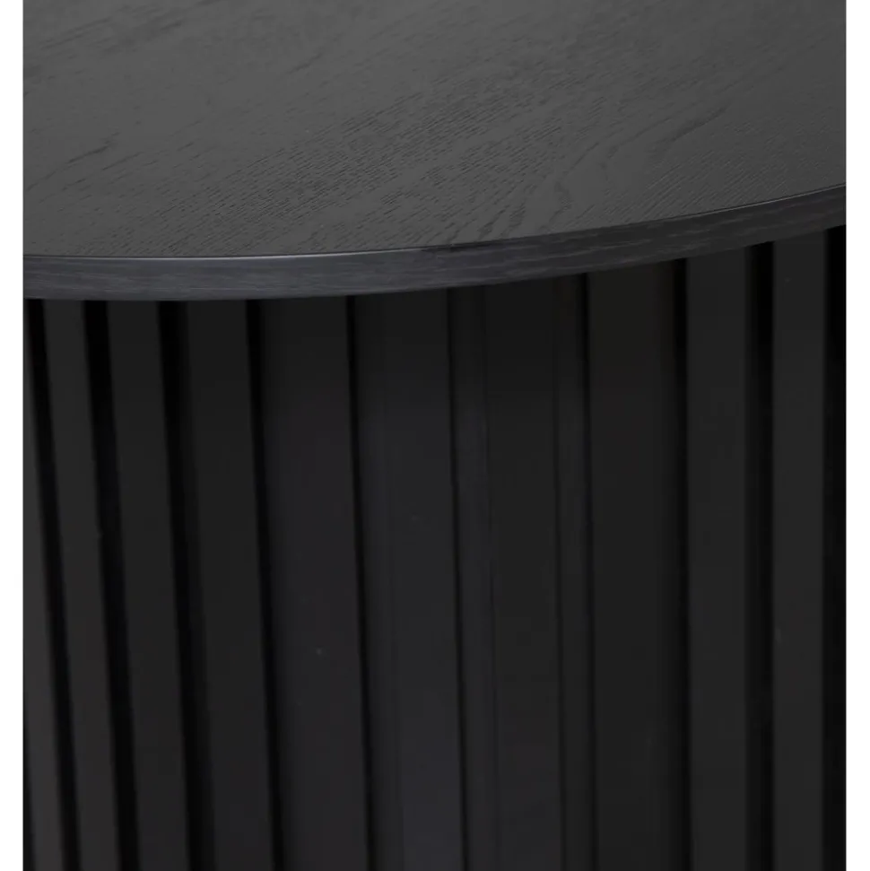 Matgrupp PiPi ovalt matbord 240 cm inkl 4 st Sunda matstol - Svartbets + 3.00 x Möbeltassar